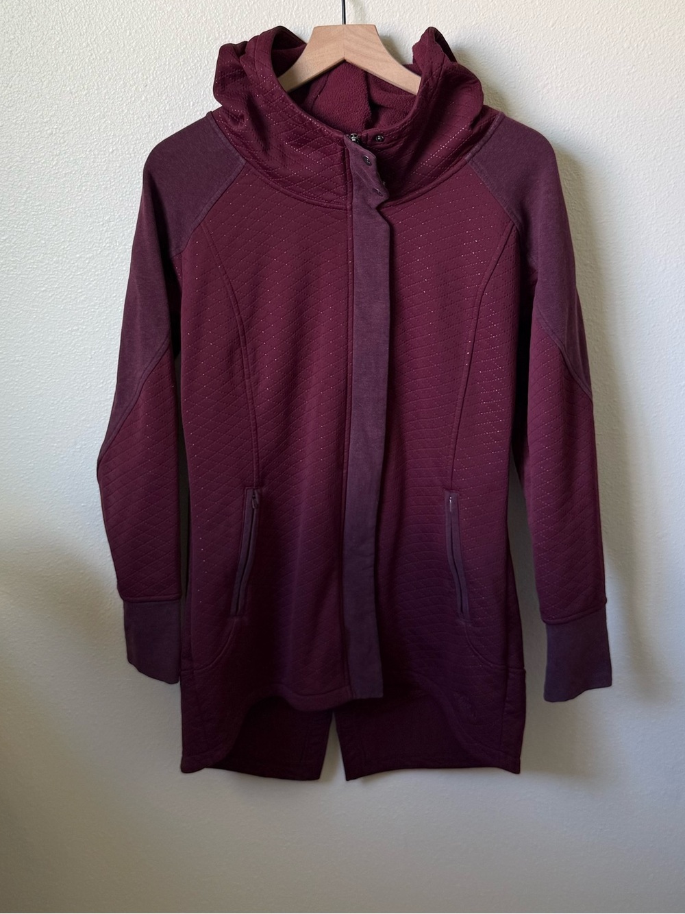 The North Face Women's Hooded Utility Jacket in Berry